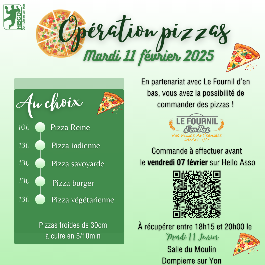 Opération Pizzas 11 février